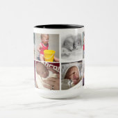 Fotocadeaus voor oma met Kerstmis en elke dag Mok (Midden)