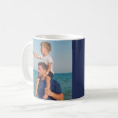 Fotocadeaus voor vader Sticker Koffiemok (Voorkant links)