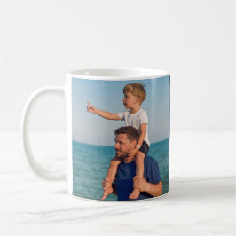 Fotocadeaus voor vader Sticker Koffiemok