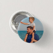 Fotocadeaus voor vader Sticker Ronde Button 3,2 Cm (Voorkant /achterkant)