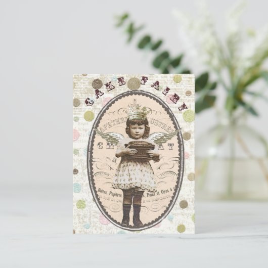 fotocake-fee briefkaart (Staand voorkant)