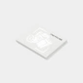 Fotocamera watermerk afbeelding fotograaf post-it® notes (Schuin)