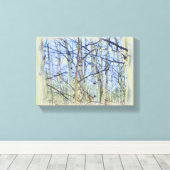 Fotocanvas aperte canvas afdruk (Insitu (Houten vloer))