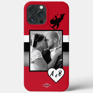 Fotocel hoofdtelefoon Wit hart Grafisch HAMbWG Case-Mate iPhone Case