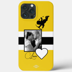 Fotocel hoofdtelefoon Wit hart Grafisch HAMbWG Case-Mate iPhone Case