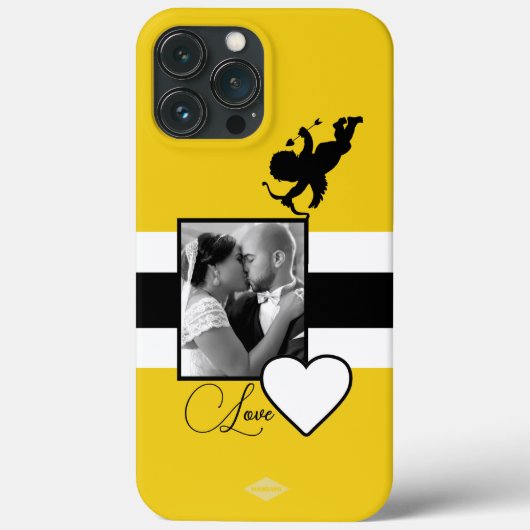 Fotocel hoofdtelefoon Wit hart Grafisch HAMbWG Case-Mate iPhone Case (Achterkant)