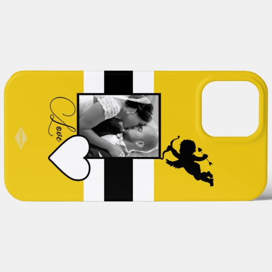 Fotocel hoofdtelefoon Wit hart Grafisch HAMbWG Case-Mate iPhone Case (Achterkant (horizontaal))