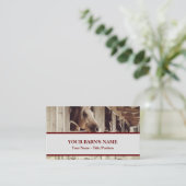 Fotocentric Simple Horse / Equestrian Visitekaartje (Staand voorkant)