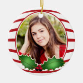 Fotocirkelvormgeving Keramisch Ornament (Voorkant)