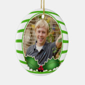 Fotocirkelvormgeving Keramisch Ornament (Rechts)