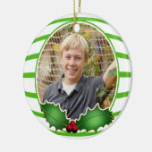 Fotocirkelvormgeving Keramisch Ornament (Links)