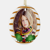 Fotocirkelvormgeving Keramisch Ornament (Rechts)