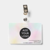 Fotocode holografisch verpleegkundige badge (Achterkant met clip)