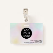 Fotocode holografisch verpleegkundige badge (Achterkant met clip)