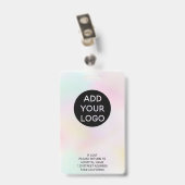 Fotocode professionele holografisch verpleegkundig badge (Achterkant met clip)