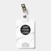 Fotocode professionele marmerverpleger badge (Achterkant met clip)