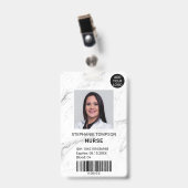 Fotocode professionele marmerverpleger badge (Voorzijde met clip)