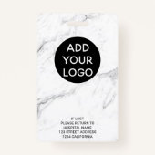 Fotocode professionele marmerverpleger badge (Achterkant)