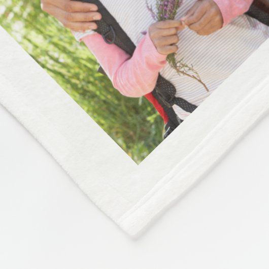 Fotocollage 12 Afbeeldingen Fleece Deken (Hoek)