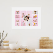 Fotocollage 13 foto's op maat poster (Keuken)