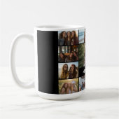 Fotocollage - 13 foto's Tekstblok Zwart Wit Koffiemok (Links)