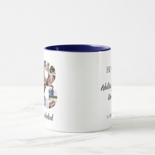 Fotocollage 18e verjaardag mok (Midden)