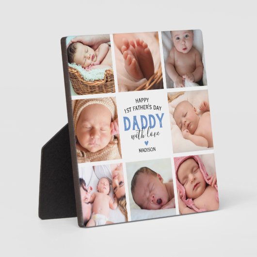 Fotocollage 1e Vaderdag Fotoplaat (Voorkant)