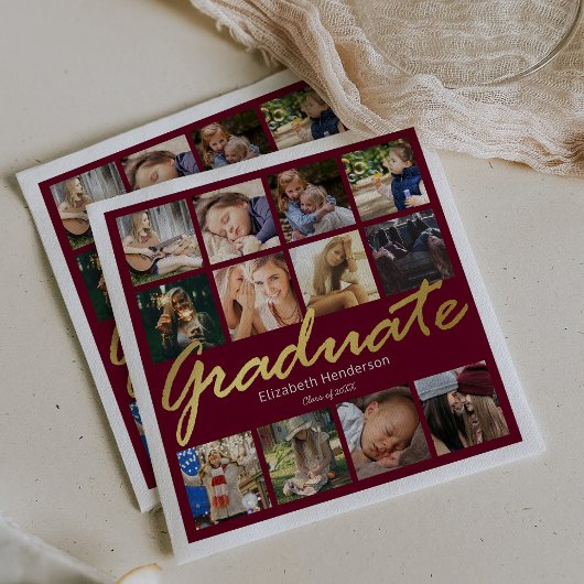 Fotocollage 2025 Afstudeerfeest Servet