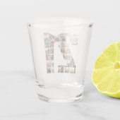 Fotocollage 21e verjaardag shot glas (Achterkant)
