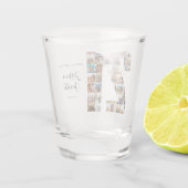 Fotocollage 21e verjaardag shot glas (Achterkant)