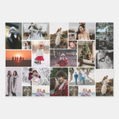 Fotocollage 3 verschillende inpakpapierbladen inpakpapier vel (Voorkant 3)