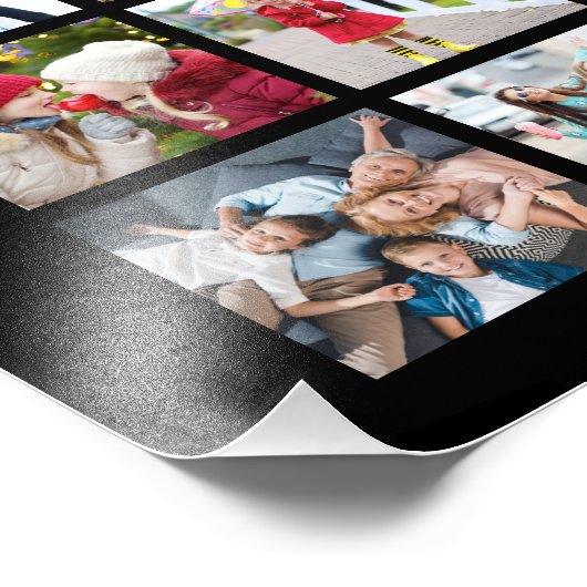 Fotocollage 45 Foto's Gepersonaliseerde Aangepaste Foto Afdruk (Hoek)