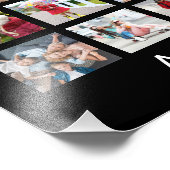 Fotocollage 45 foto's Persoonlijk Zwart Foto Afdruk (Hoek)