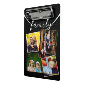 Fotocollage 4 Afbeeldingen Custom Family Thema Mini Klembord (Angled2)