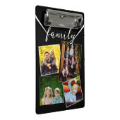 Fotocollage 4 Afbeeldingen Custom Family Thema Mini Klembord (Schuin)
