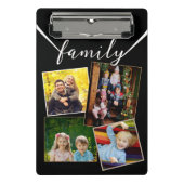 Fotocollage 4 Afbeeldingen Custom Family Thema Mini Klembord (Voorkant)