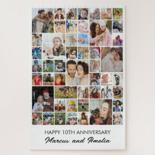 Fotocollage 50 foto's 20x30 Koppel Liefde Trouwen Legpuzzel