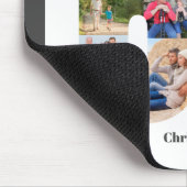 Fotocollage 60e verjaardag nummer 60 gepersonalise muismat (Hoek)