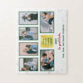 Fotocollage 6 IMG Live Love Leer lachen Wit Legpuzzel (Verticaal)