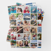 Fotocollage 88 vierkante Afbeeldingen Inpakpapier Vel (In situ)