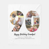 Fotocollage 90 Nummer Moderne Minimalist Eenvoudig Fleece Deken (Voorkant)