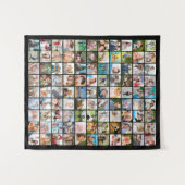 Fotocollage 99 vierkante afbeeldingen wandkleed (Voorkant (horizontaal))