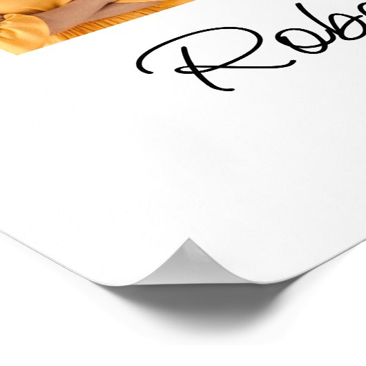 Fotocollage Aangepaste begrafenismonument Welkom Poster (Hoek)