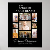 Fotocollage Aangepaste begrafenismonument Welkom Poster (Voorkant)