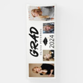 Fotocollage Afstuderen AFSTUDEERDER Klasse van 202 Spandoek (Verticaal)