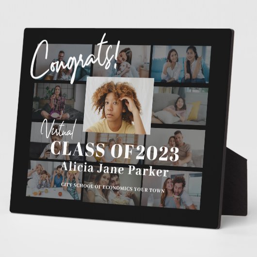 Fotocollage afstuderen, klasse 2022 fotoplaat (Zijkant)