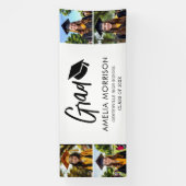 Fotocollage Afstuderen Klasse van Afstuderen Spandoek (Verticaal)