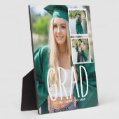Fotocollage afstuderen Plaque met Easel Fotoplaat (Zijkant)
