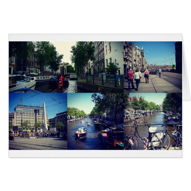 Fotocollage Amsterdam 1 (Voorkant Horizontaal)