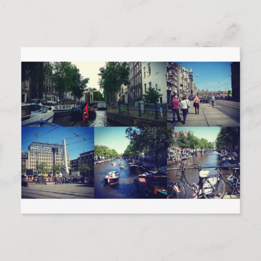 Fotocollage Amsterdam 1 Briefkaart (Voorkant)